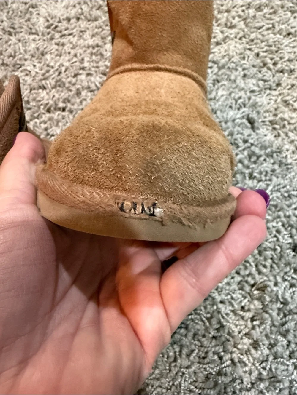UGG girls sheepskin
